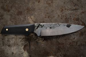 handforged paring knife forged by blacksmith from high carbon steel very sharp in collingwood melbourne australia