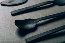 Hand Forged Custom Cutlery Set Kitchen Dining fork spoon tea Baguette black silverware utensils melbourne australia collingwood 13knives